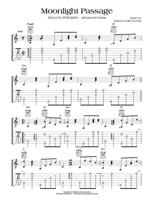 Moonlight Passage - Tablature