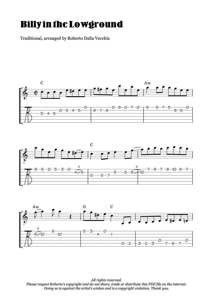 Billy in the Lowground - Roberto Dalla Vecchia