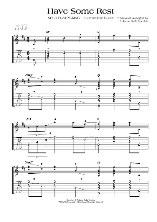 Have Some Rest - Solo Flatpicking Lesson