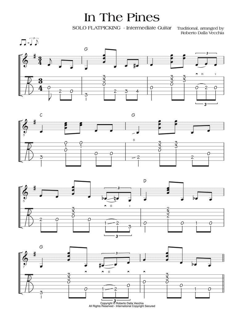In The Pines - Tab Sample