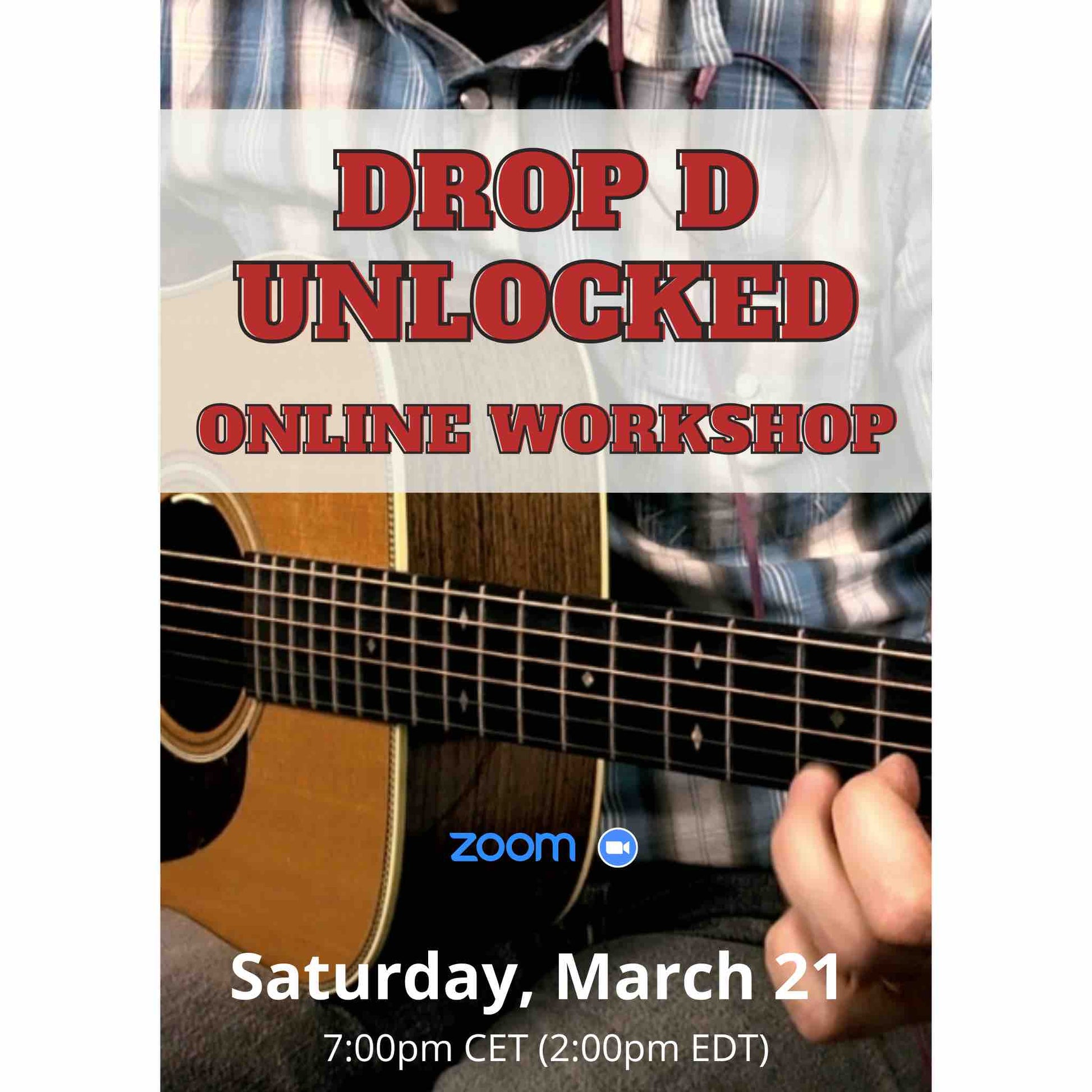 Drop D Unlocked - online workshop - Roberto Dalla Vecchia 