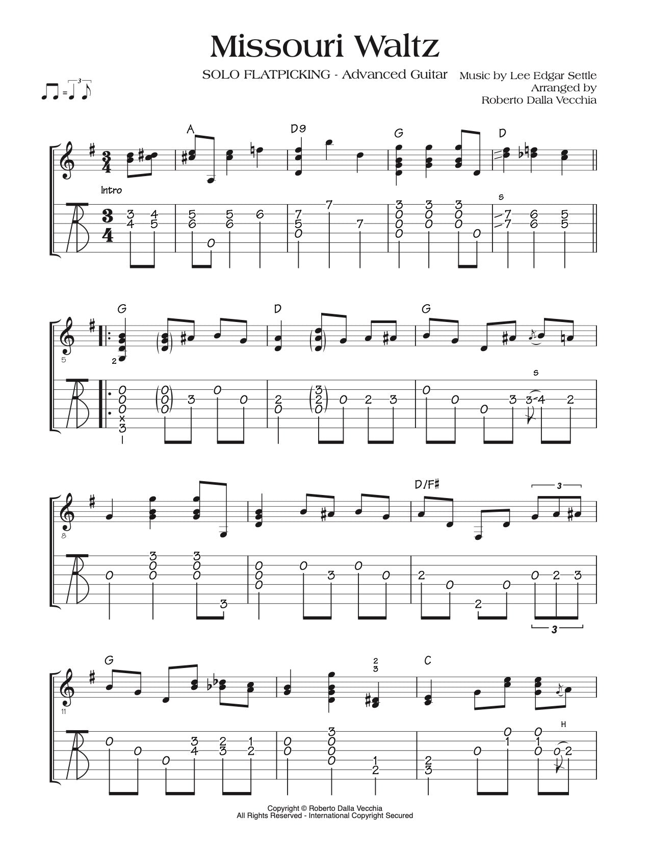 Missouri Waltz - Guitar Sample