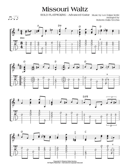 Missouri Waltz - Guitar Sample