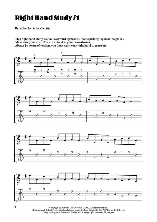 Right-Hand Study 1 - TAB Sample