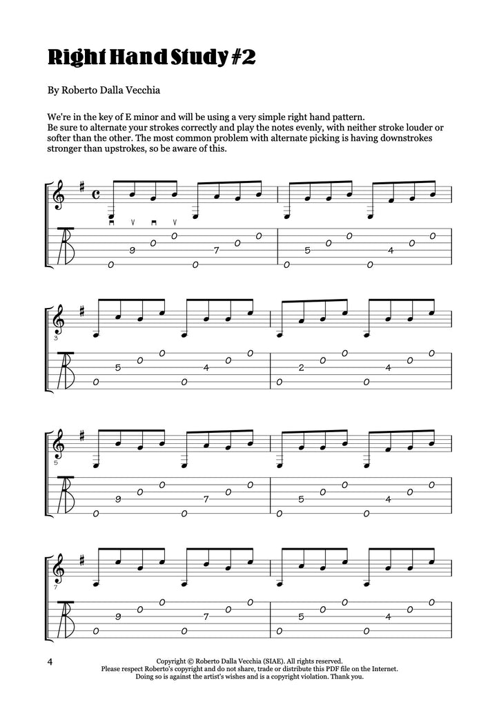 Right-Hand Study - TAB Sample