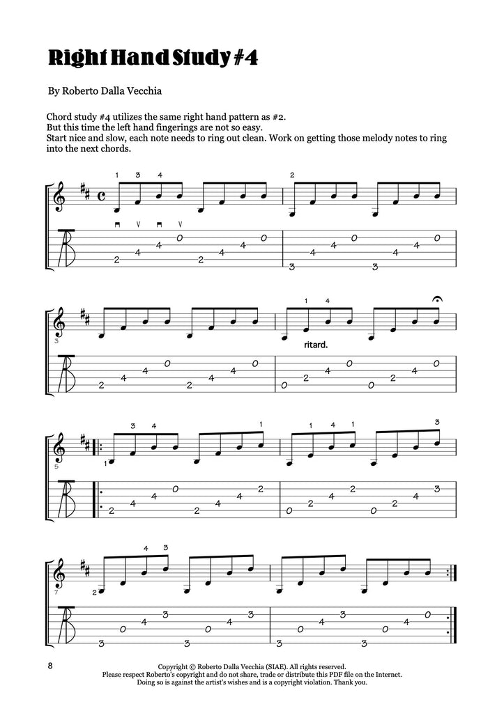 Right-Hand Study - TAB Sample