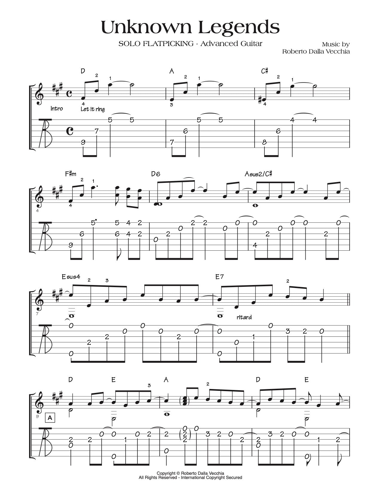 Unknown Legends - TAB Sample