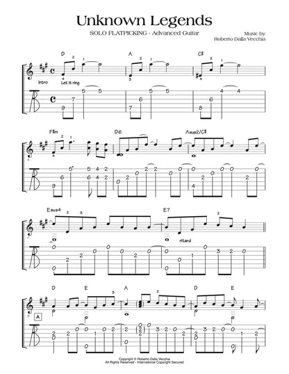 Unknown Legends - TAB Sample