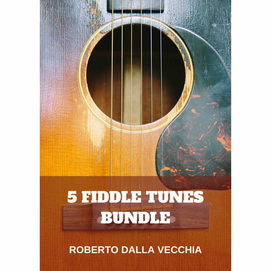 5 Fiddle Tunes Bundle - Bluegrass Guitar TAB