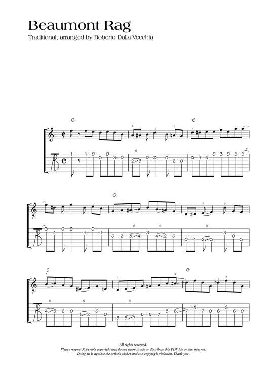 Beaumont Rag - Roberto Dalla Vecchia