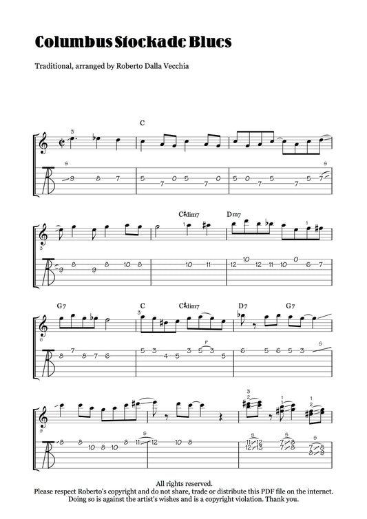 Columbus Stockade Blues - Roberto Dalla Vecchia