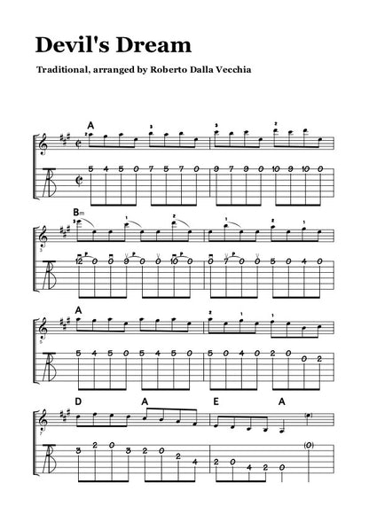 Devil's Dream TAB