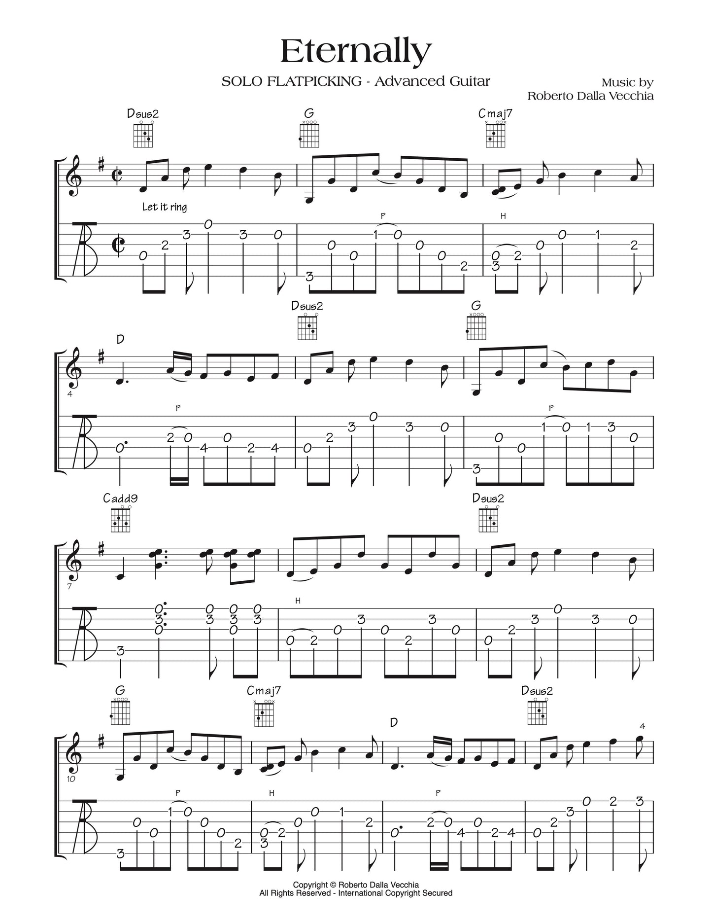 Eternally - Tab Sample