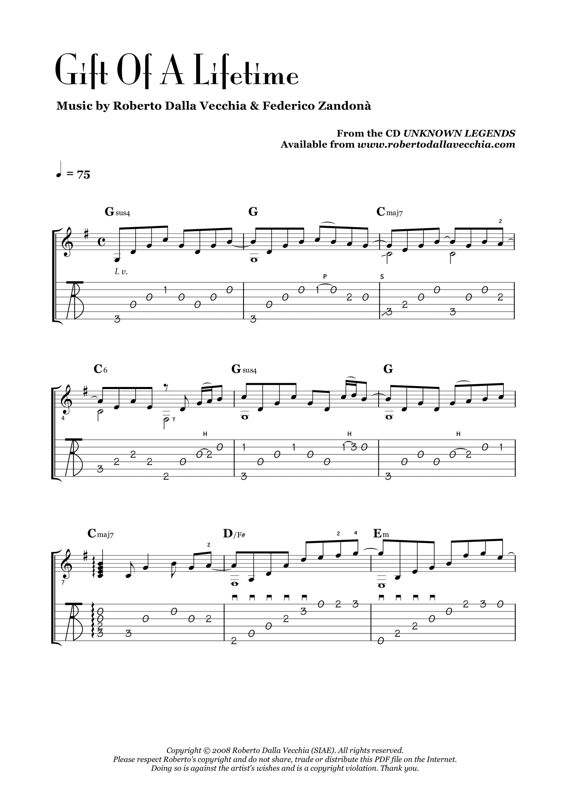 Gift of a Lifetime - Roberto Dalla Vecchia