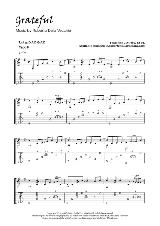 Grateful - Roberto Dalla Vecchia