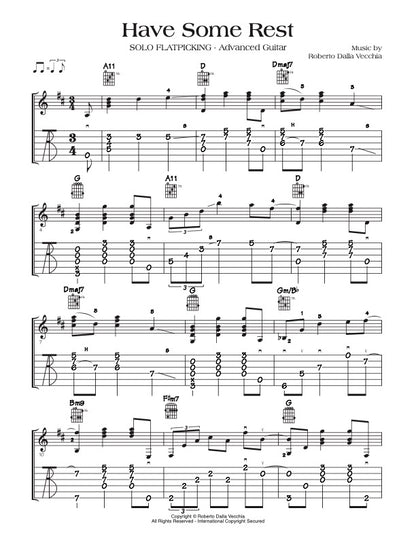 Have Some Rest - TAB Sample