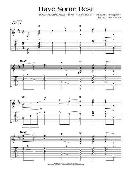 Have Some Rest - Solo Flatpicking Lesson