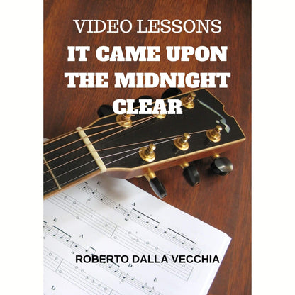 It Came Upon The Midnight Clear - Guitar video lesson