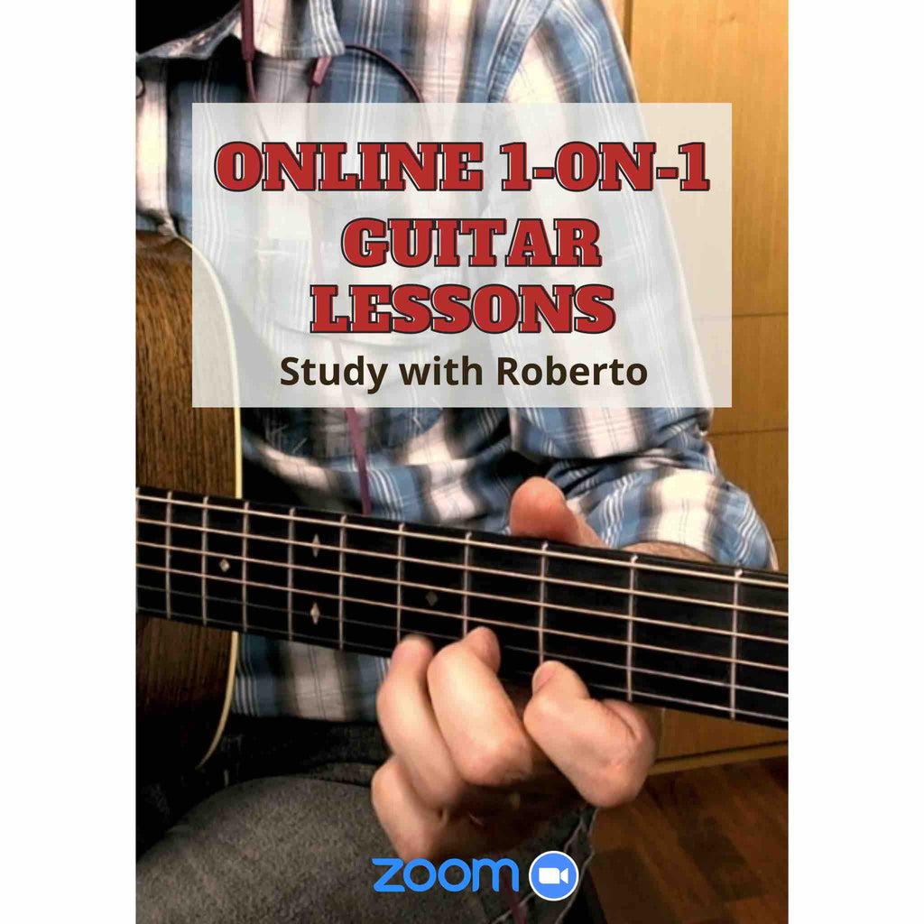 Online private guitar lessons