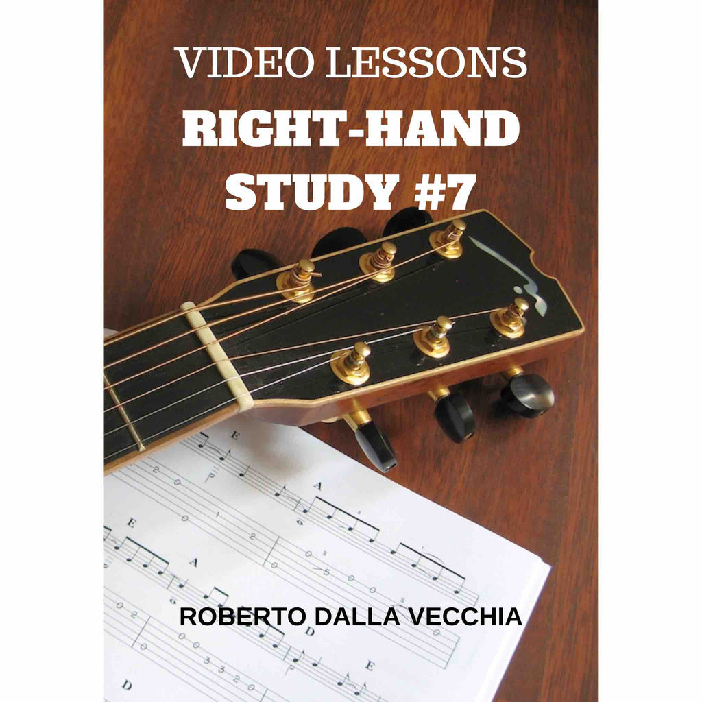 Right-Hand Study #7 for Acoustic Guitar - Art cover