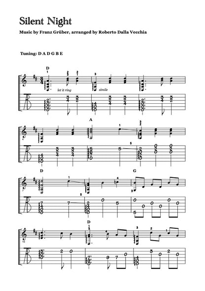 Silent Night Guitar Tab