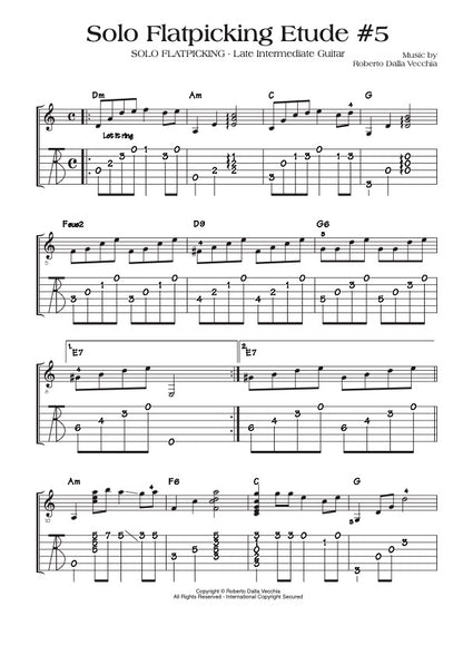 Solo Flatpicking Guitar 4 Sample