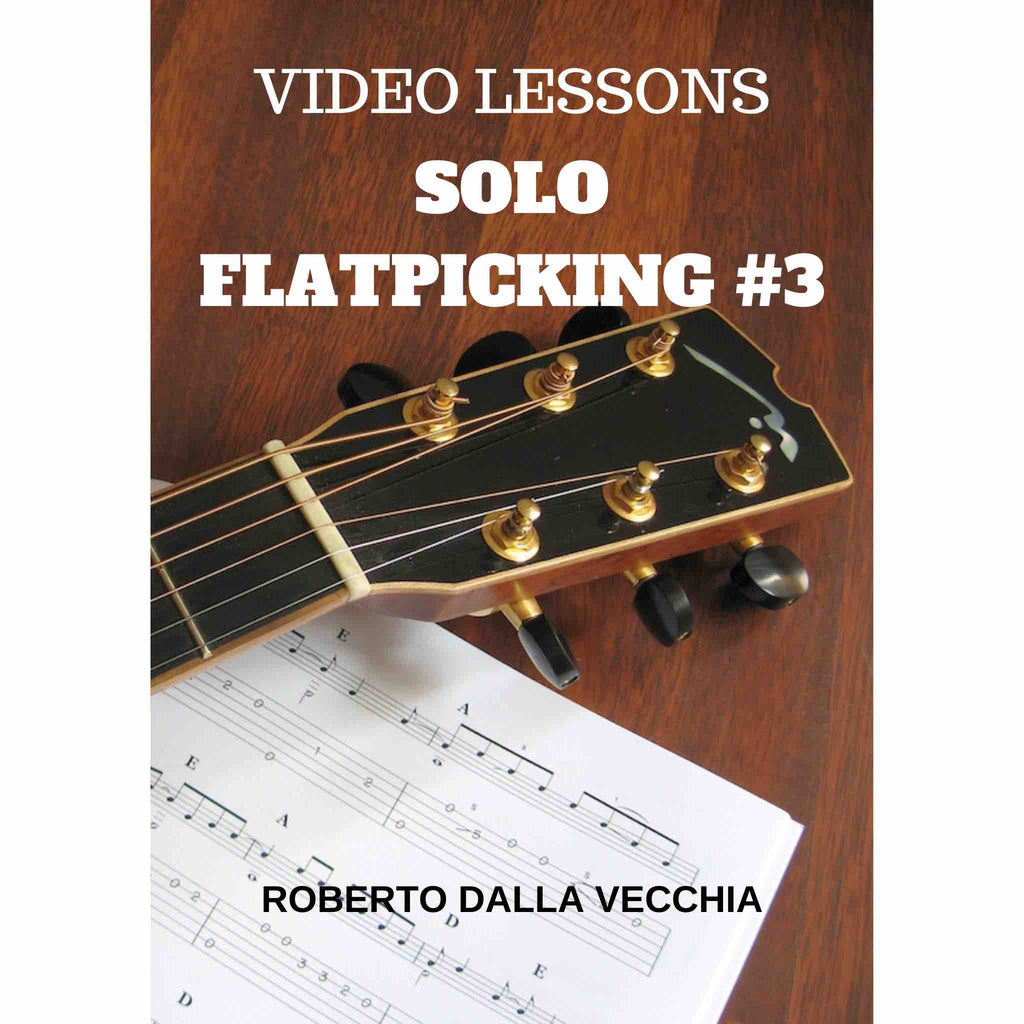 Solo Flatpiking Guitar Video Lessons Cover Art