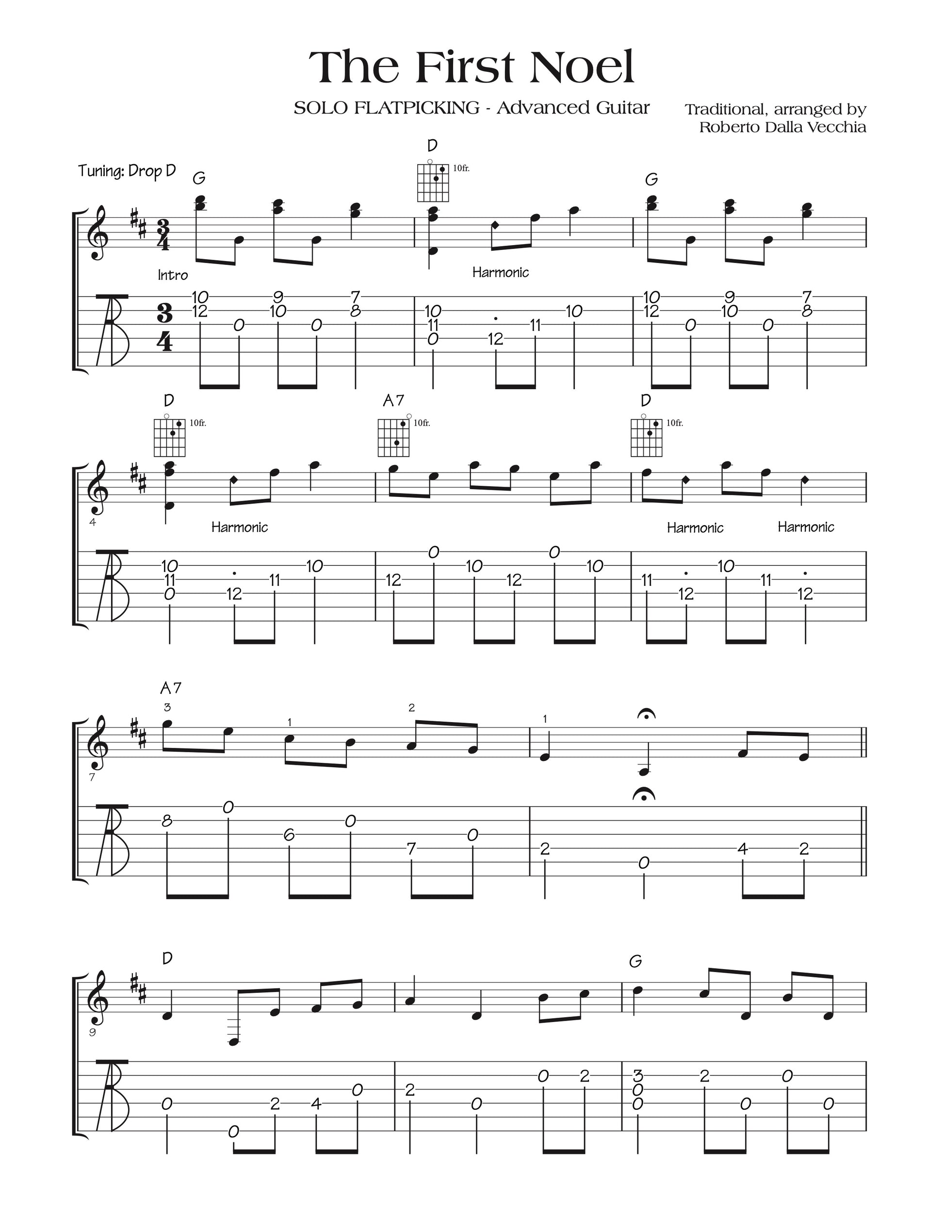 The First Noel - TAB sample