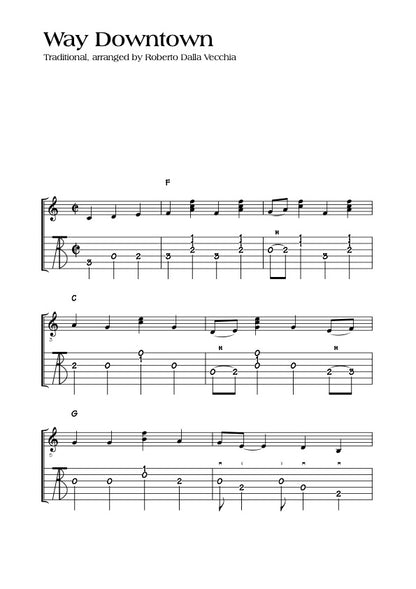 Way Downtown Tab sample