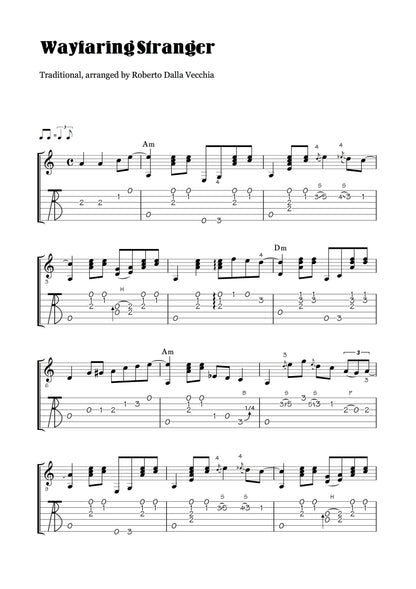 Wayfaring Stranger - Video Lesson by Roberto Dalla Vecchia 