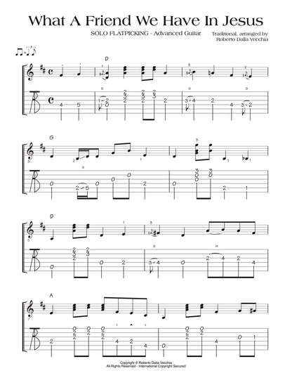 What A Friend We Have In Jesus - Tab sample