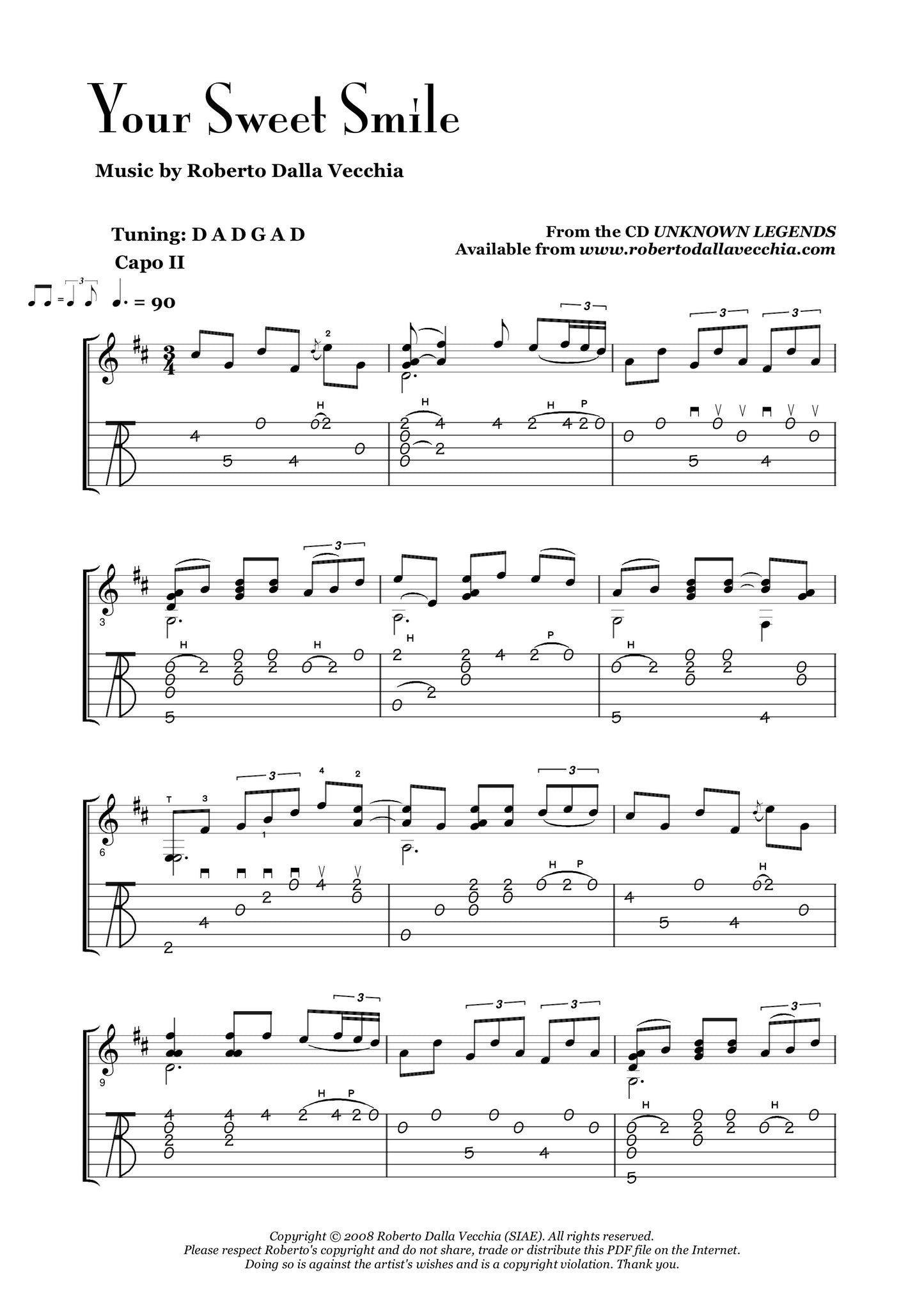 Your Sweet Smile - Roberto Dalla Vecchia