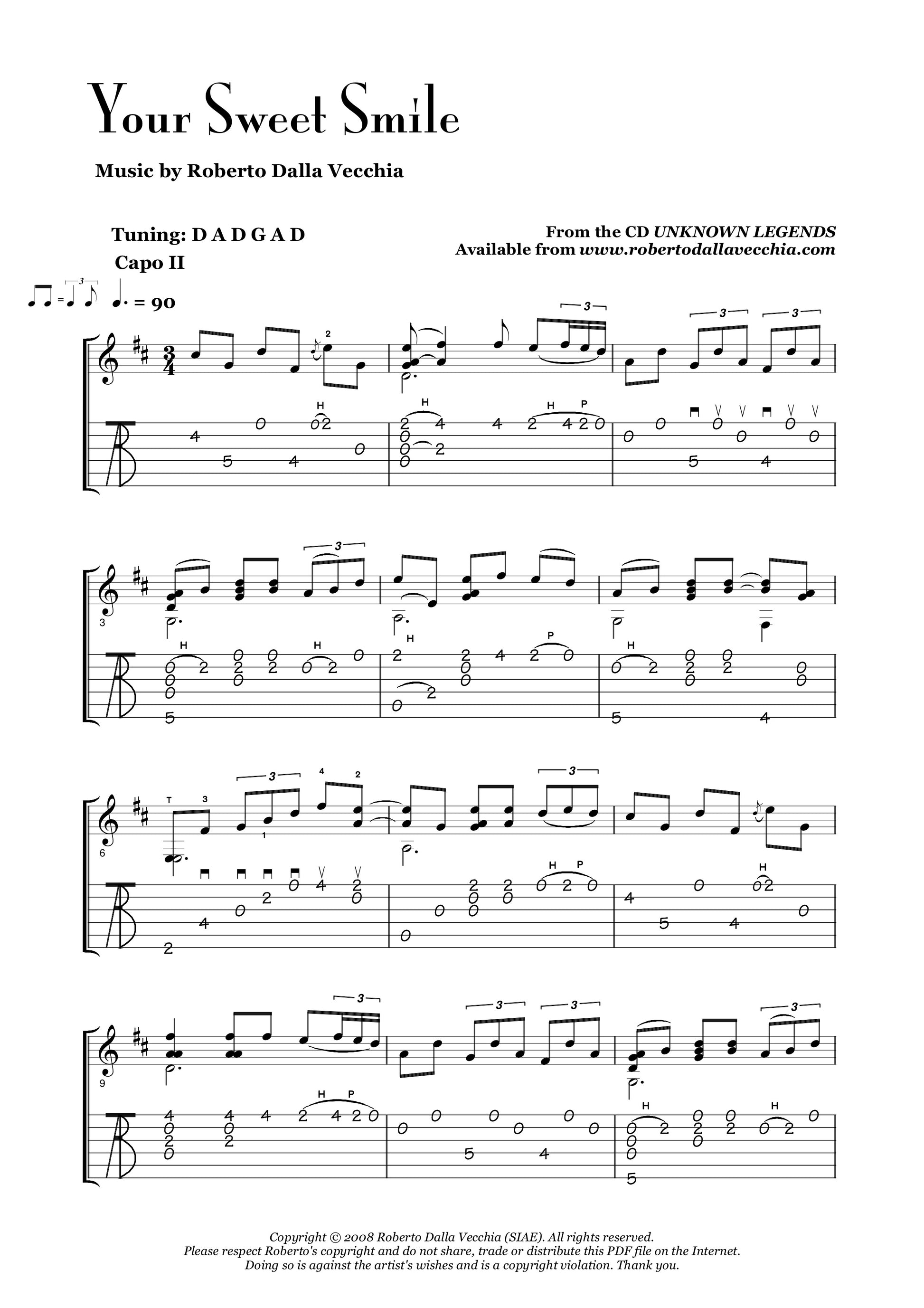 Your Sweet Smile - Roberto Dalla Vecchia